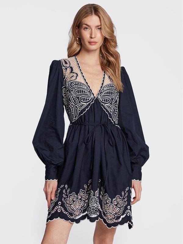 TWINSET TWINSET Ежедневна рокля 231TP2482 Тъмносин Regular Fit