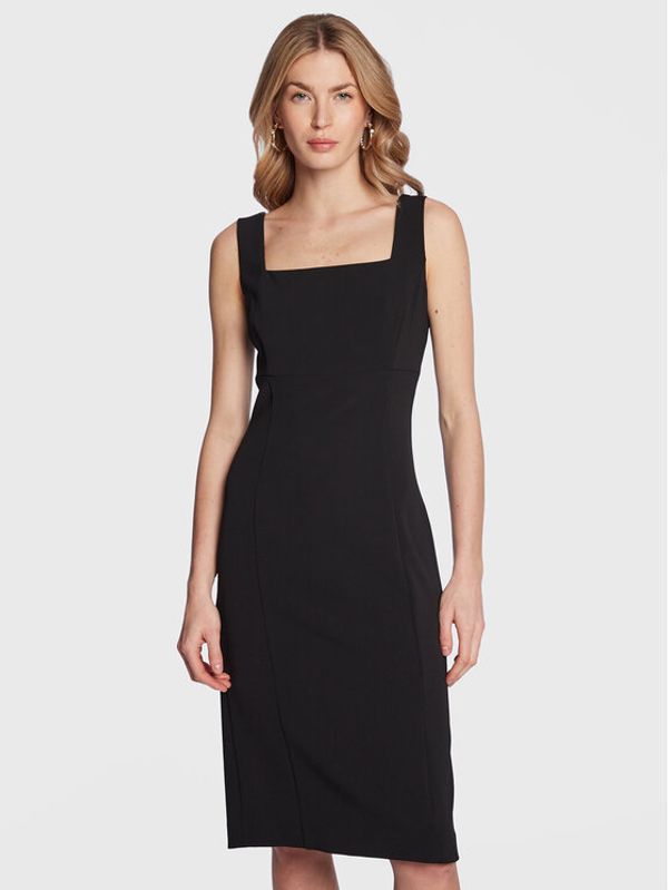 TWINSET TWINSET Ежедневна рокля 231TP2771 Черен Regular Fit