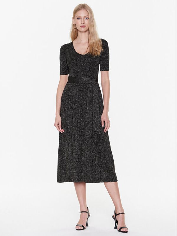 TWINSET TWINSET Ежедневна рокля 231TP320A Черен Regular Fit