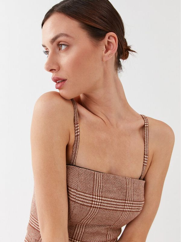 TWINSET TWINSET Гащеризон Tuta 232TP2750 Кафяв Regular Fit