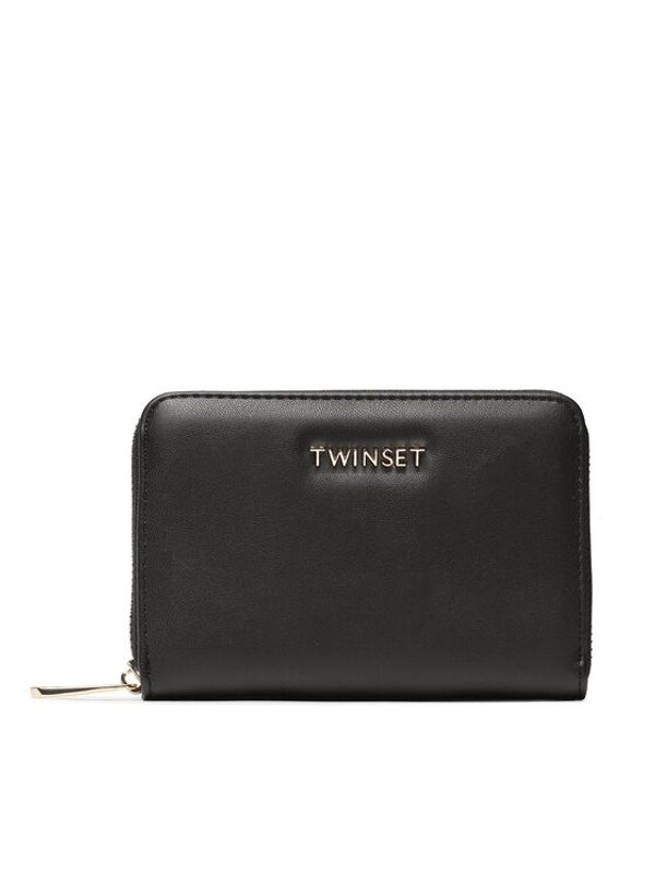 TWINSET TWINSET Голям дамски портфейл 231TD8431 Черен