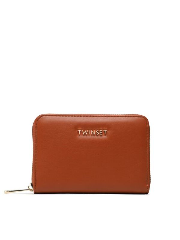 TWINSET TWINSET Голям дамски портфейл 231TD8431 Кафяв