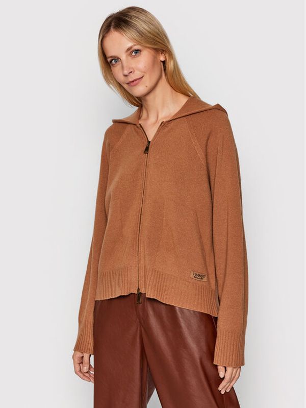 TWINSET TWINSET Кардиган 212TT3122 Кафяв Regular Fit