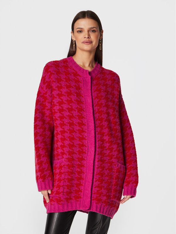 TWINSET TWINSET Кардиган 222TP3590 Розов Relaxed Fit