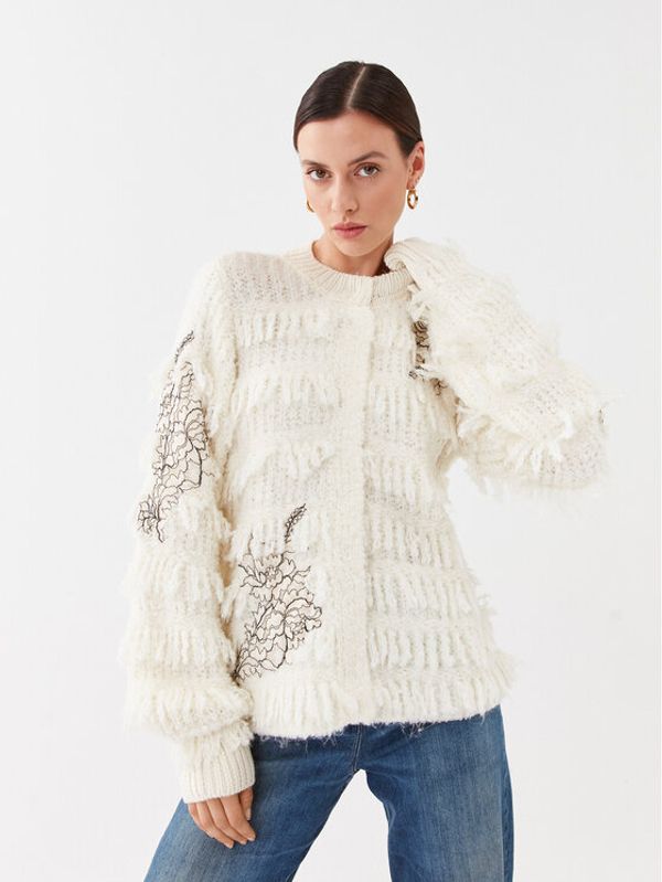 TWINSET TWINSET Кардиган 232TP3130 Екрю Regular Fit