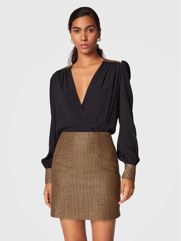 TWINSET TWINSET Коктейлна рокля 222TT2316 Черен Regular Fit