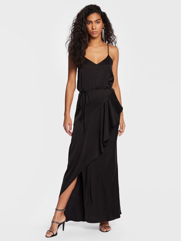 TWINSET TWINSET Коктейлна рокля 231TP2430 Черен Regular Fit