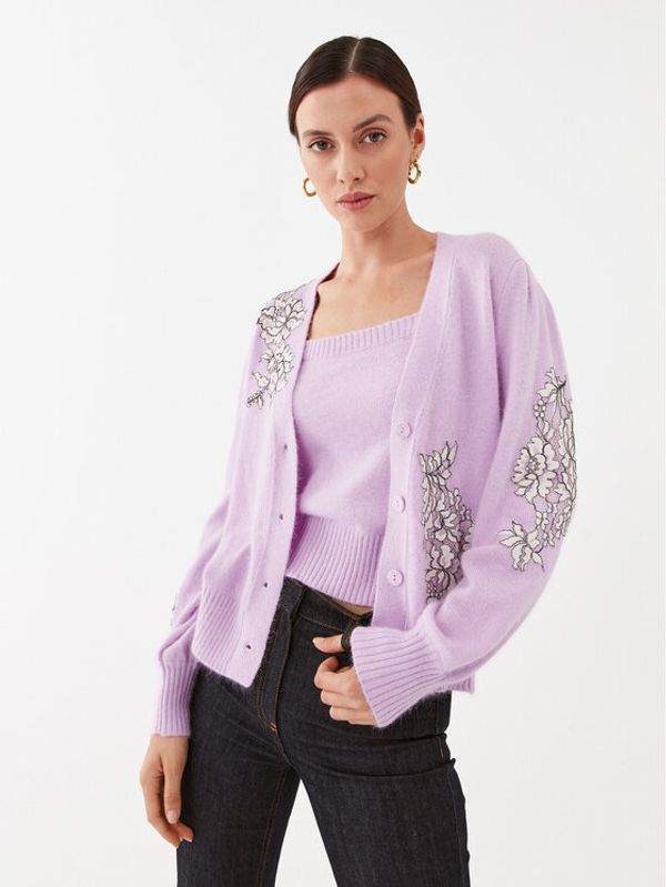 TWINSET TWINSET Комплект блуза и жилетка 232TP3121 Виолетов Regular Fit
