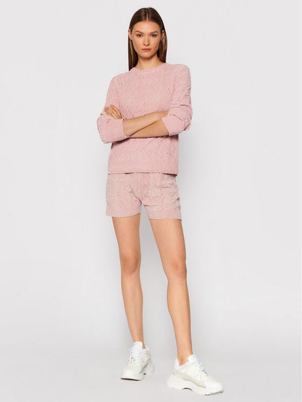 TWINSET TWINSET Комплект пуловер и платнени панталони 212LL3GKK Розов Regular Fit