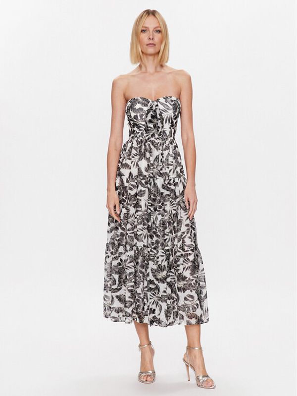 TWINSET TWINSET Лятна рокля 231LM2NCC Черен Regular Fit