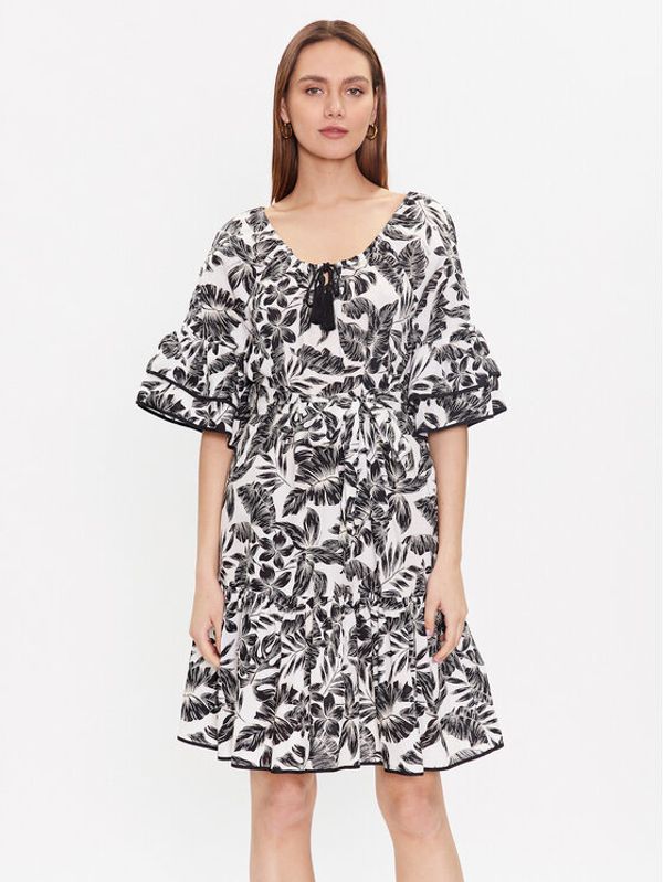 TWINSET TWINSET Лятна рокля 231LM2PCC Черен Regular Fit