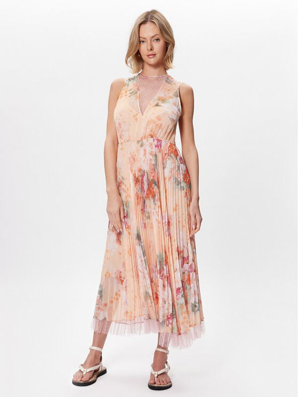 TWINSET TWINSET Лятна рокля 231TP2730 Оранжев Regular Fit