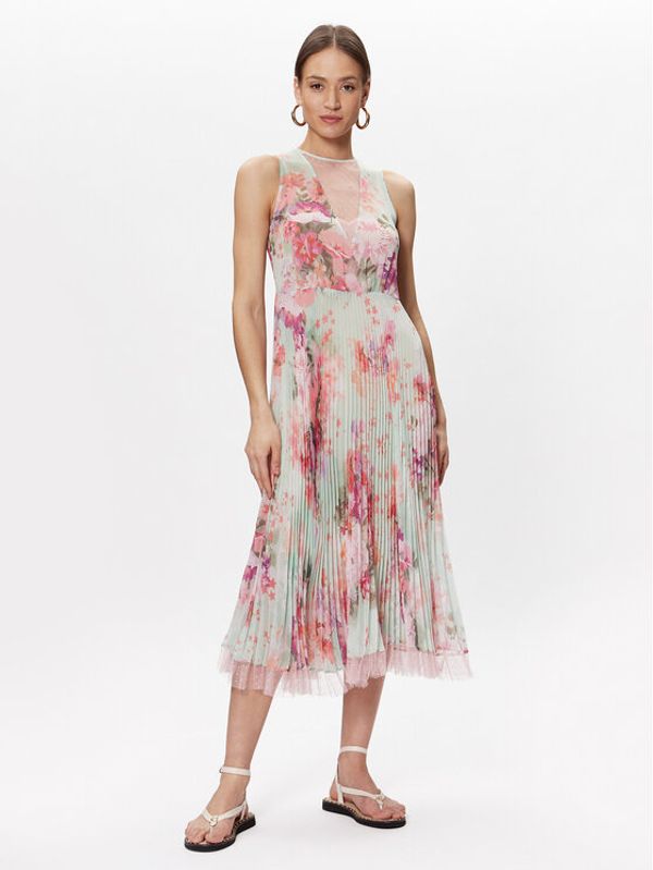 TWINSET TWINSET Лятна рокля 231TP2730 Зелен Regular Fit