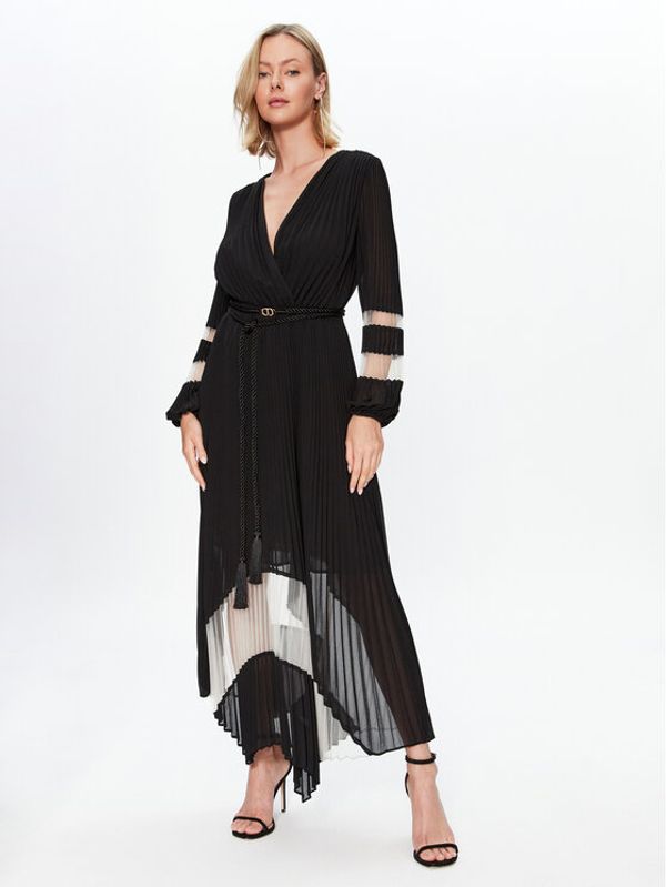 TWINSET TWINSET Лятна рокля 231TT2020 Черен Regular Fit