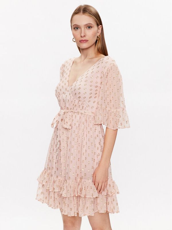 TWINSET TWINSET Лятна рокля 231TT2052 Розов Regular Fit