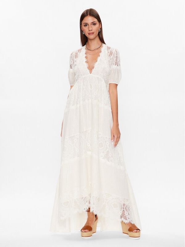 TWINSET TWINSET Лятна рокля 231TT2092 Екрю Regular Fit