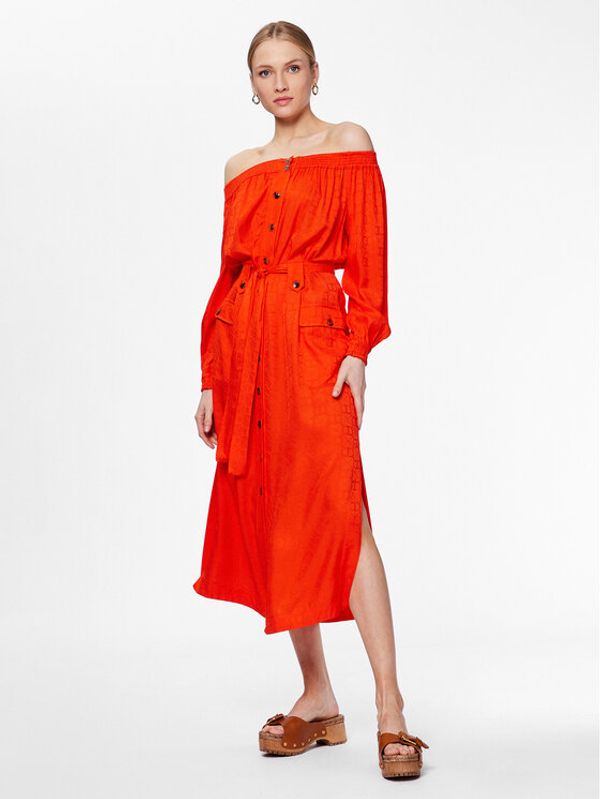 TWINSET TWINSET Лятна рокля 231TT2141 Оранжев Regular Fit