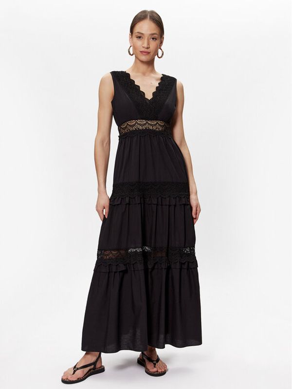 TWINSET TWINSET Лятна рокля 231TT2150 Черен Regular Fit