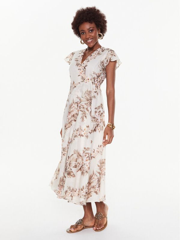 TWINSET TWINSET Лятна рокля 231TT2458 Бежов Regular Fit