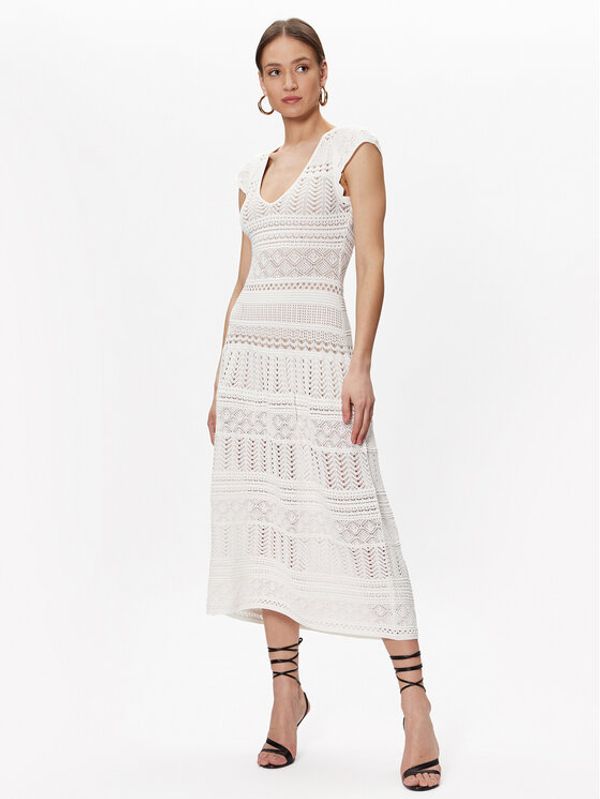 TWINSET TWINSET Лятна рокля 231TT3090 Бял Regular Fit