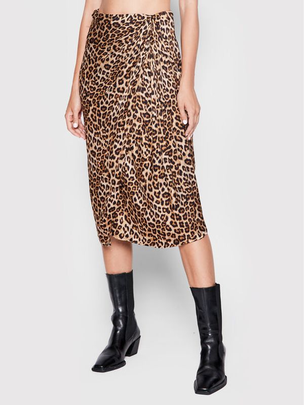 TWINSET TWINSET Миди пола 222TP2704 Кафяв Regular Fit