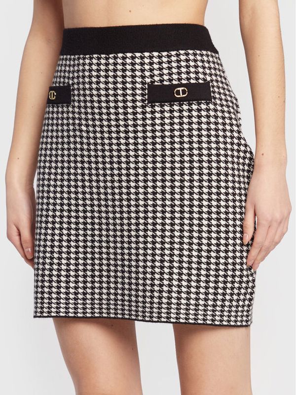 TWINSET TWINSET Мини пола 222TT3302 Черен Regular Fit