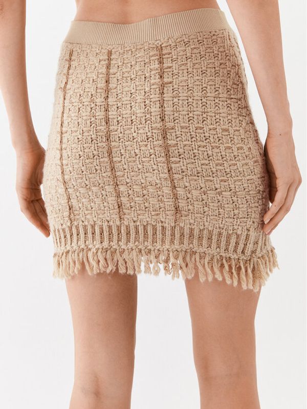 TWINSET TWINSET Мини пола 232TP3631 Бежов Slim Fit