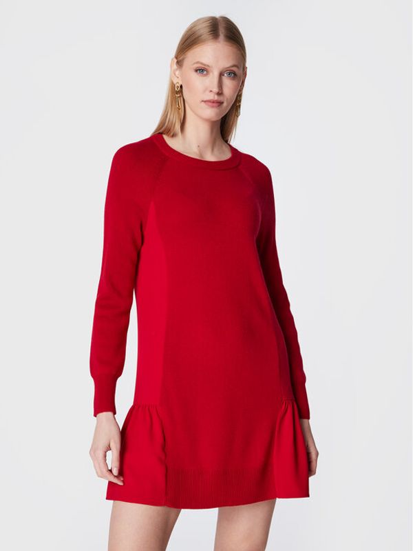 TWINSET TWINSET Плетена рокля 222TT3280 Червен Regular Fit