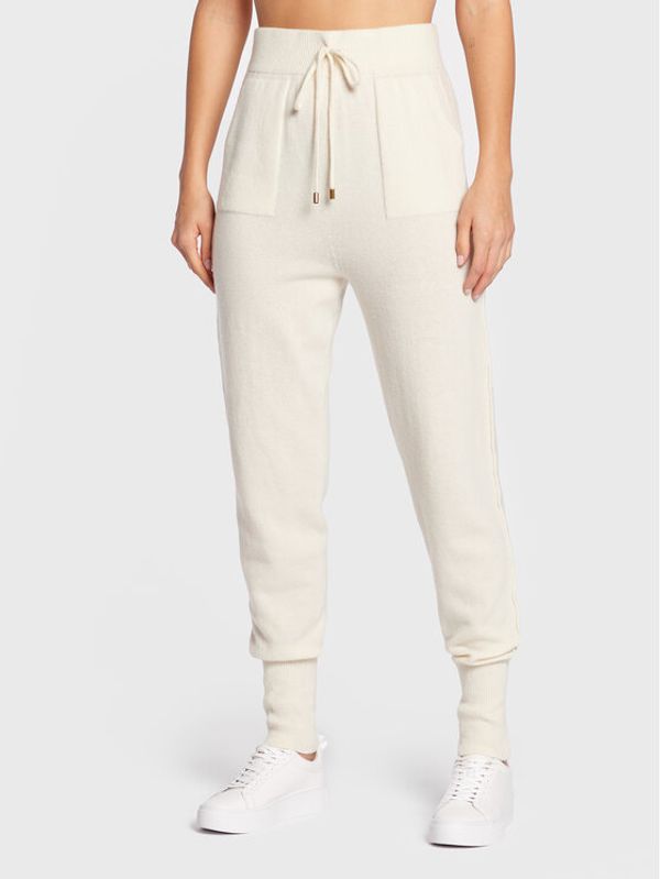 TWINSET TWINSET Плетени панталони 222TT3353 Екрю Regular Fit