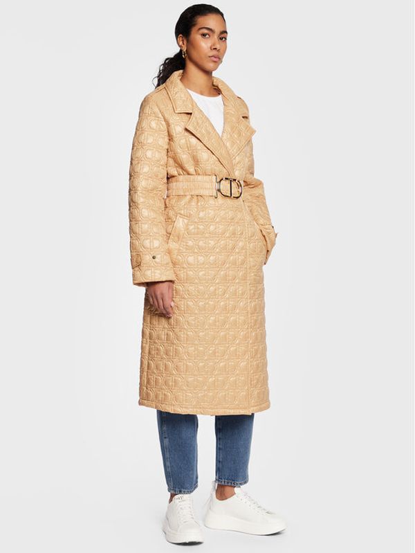 TWINSET TWINSET Преходно яке 231TP2242 Бежов Regular Fit