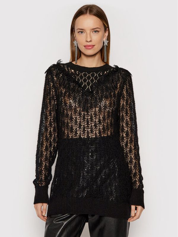 TWINSET TWINSET Пуловер 212TP3132 Черен Loose Fit