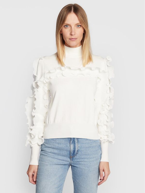 TWINSET TWINSET Пуловер 222AP3231 Бял Regular Fit