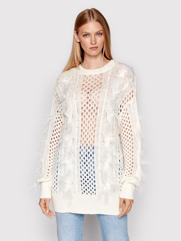 TWINSET TWINSET Пуловер 222TP3090 Бежов Relaxed Fit