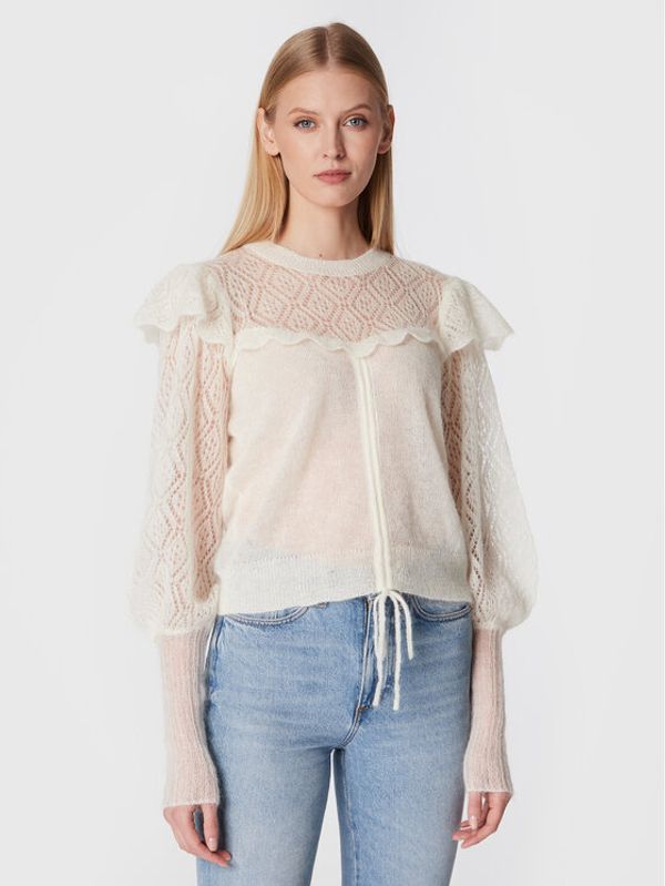 TWINSET TWINSET Пуловер 222TT3110 Екрю Regular Fit