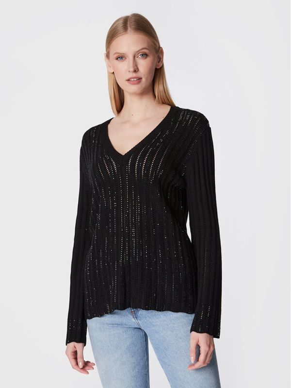 TWINSET TWINSET Пуловер 222TT3130 Черен Regular Fit