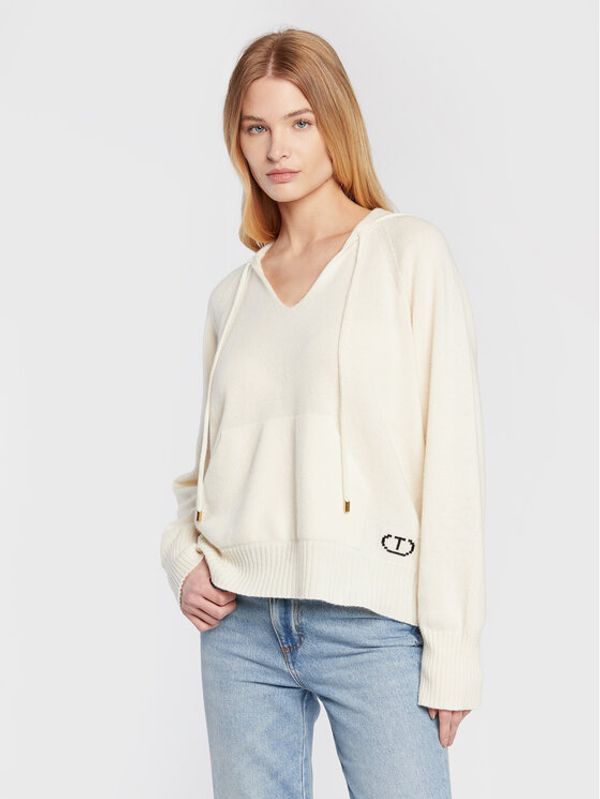 TWINSET TWINSET Пуловер 222TT3355 Бежов Relaxed Fit