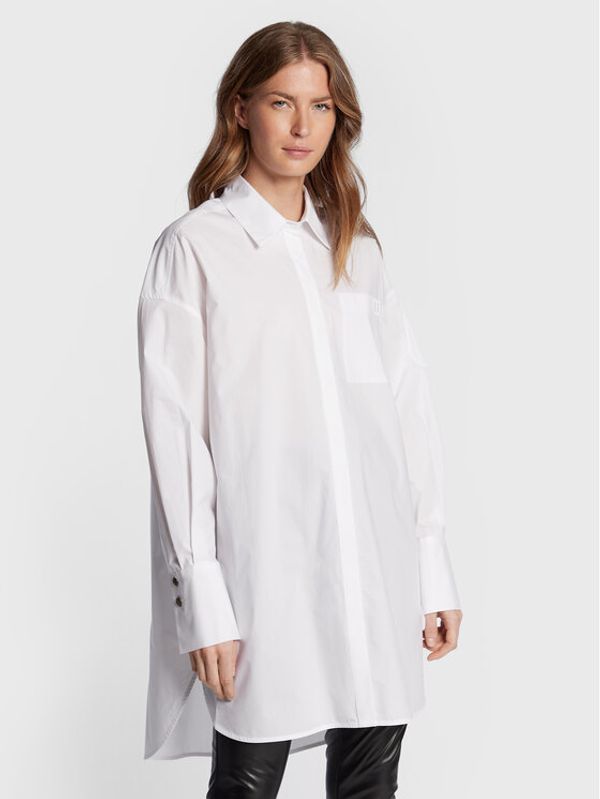 TWINSET TWINSET Риза 222TP2373 Бял Oversize