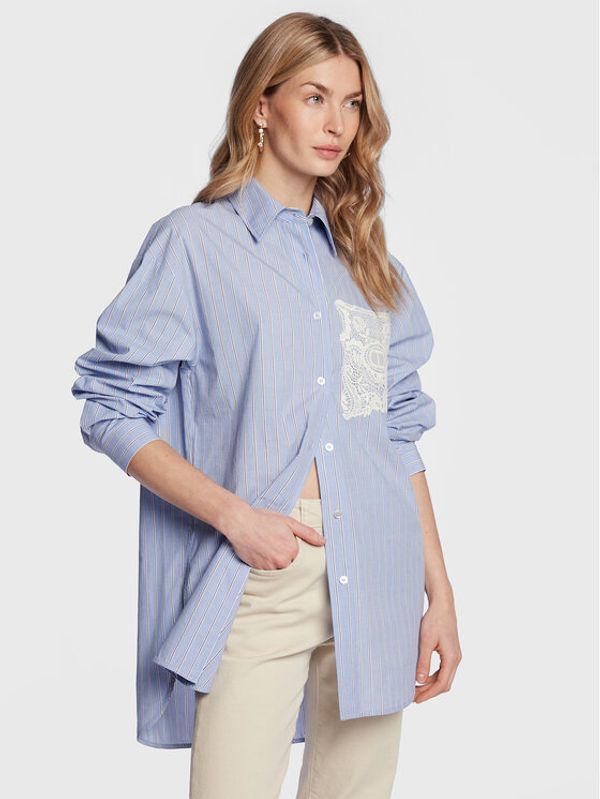 TWINSET TWINSET Риза 231TP2150 Син Regular Fit