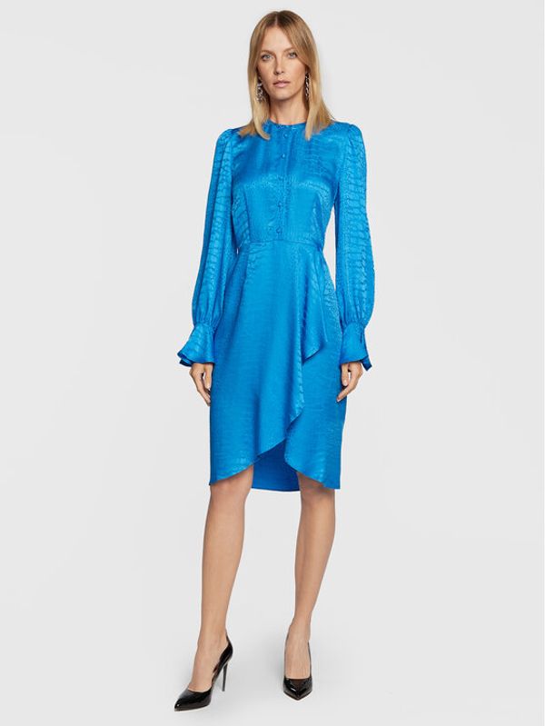 TWINSET TWINSET Рокля тип риза 222TT2122 Син Regular Fit