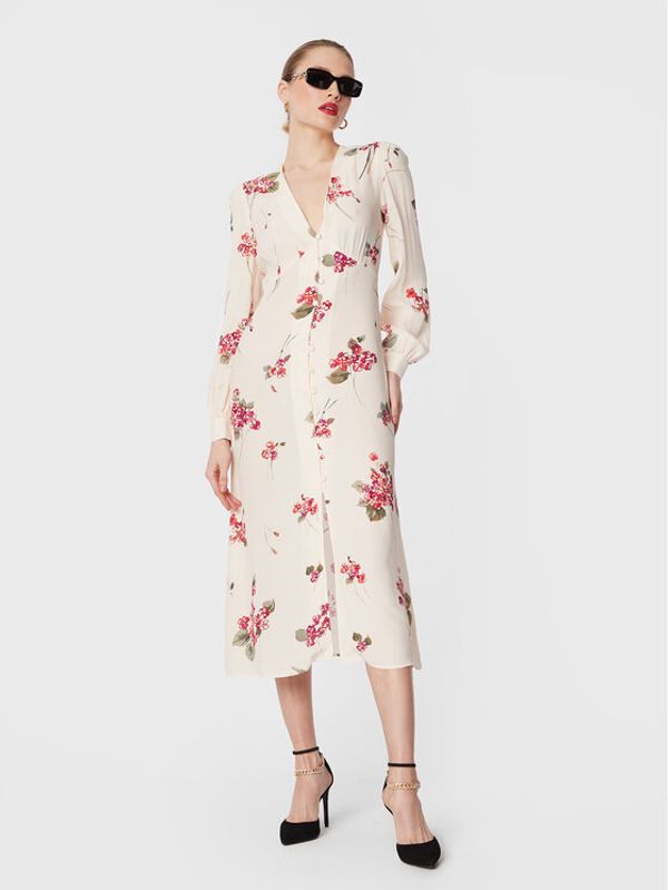 TWINSET TWINSET Рокля тип риза 231TP2701 Бежов Regular Fit