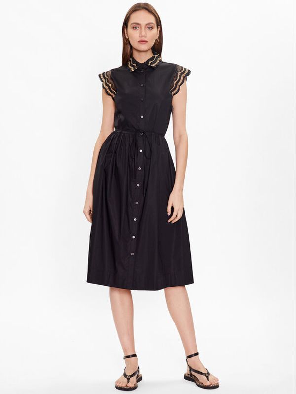 TWINSET TWINSET Рокля тип риза 231TT2120 Черен Regular Fit