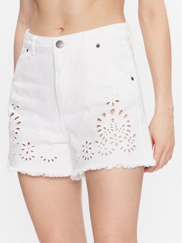 TWINSET TWINSET Шорти от плат 231TT2752 Екрю Regular Fit