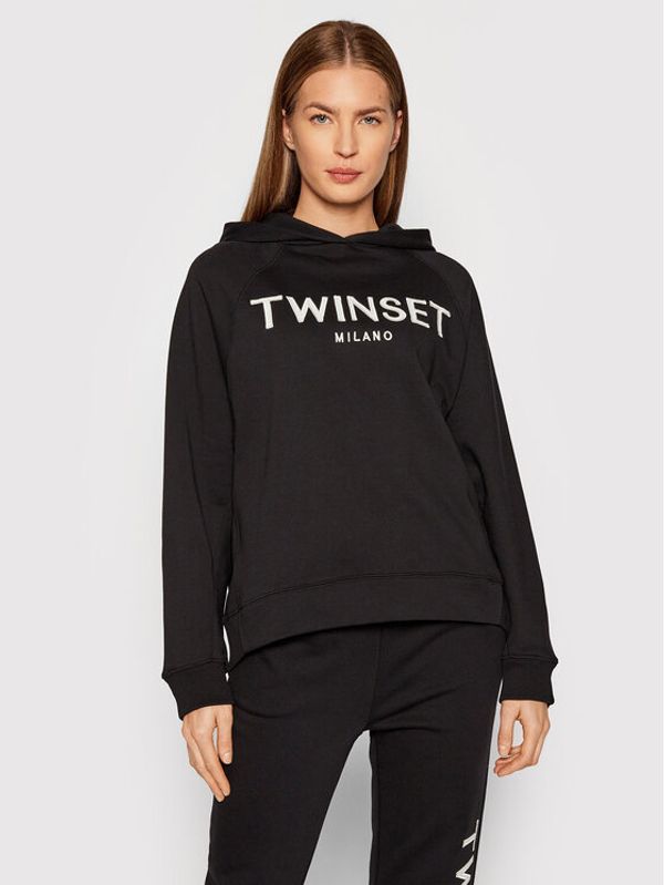 TWINSET TWINSET Суитшърт 212TP2571 Черен Regular Fit