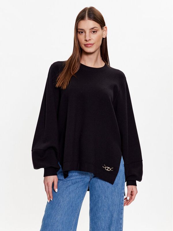 TWINSET TWINSET Суитшърт 231TP3103 Черен Relaxed Fit