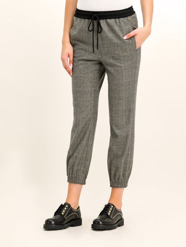 TWINSET TWINSET Текстилни панталони 192TT2441 Сив Regular Fit