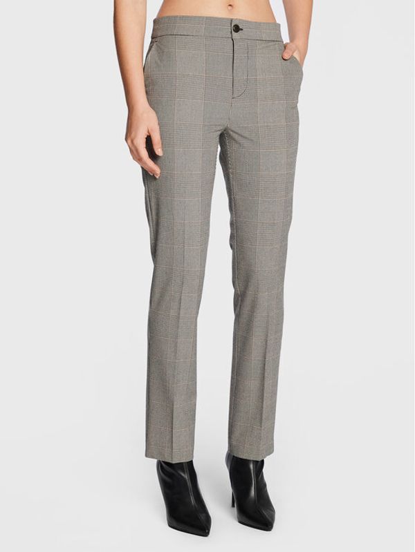 TWINSET TWINSET Текстилни панталони 222TP250J Сив Regular Fit