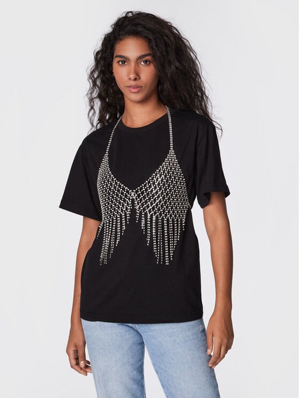 TWINSET TWINSET Тишърт 222AP2036 Черен Regular Fit