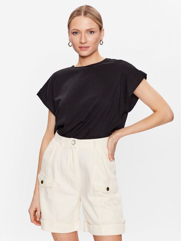 TWINSET TWINSET Тишърт 231TT2251 Черен Regular Fit
