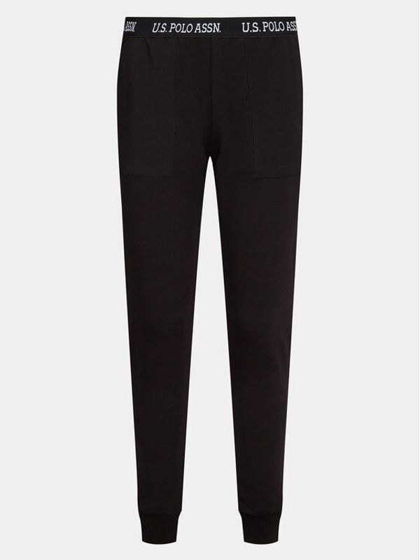 U.S. Polo Assn. U.S. Polo Assn. Долнище на пижама 16602 Черен Regular Fit