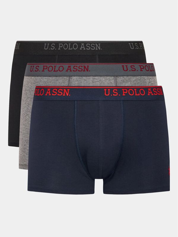 U.S. Polo Assn. U.S. Polo Assn. Комплект 3 чифта боксерки 80097 Цветен